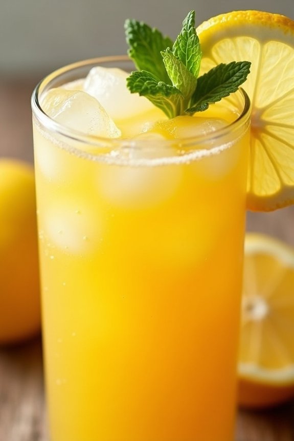 tropical mango coconut refreshment