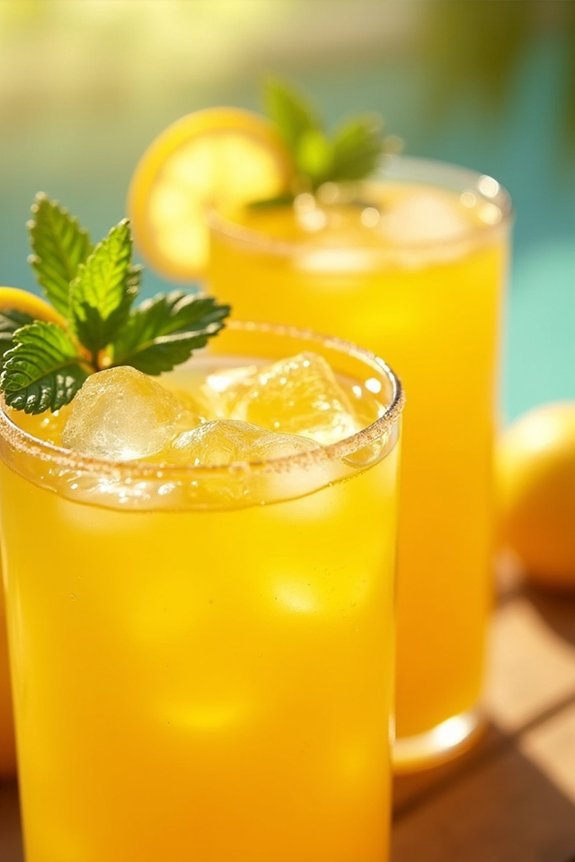 tropical mango lemonade delight