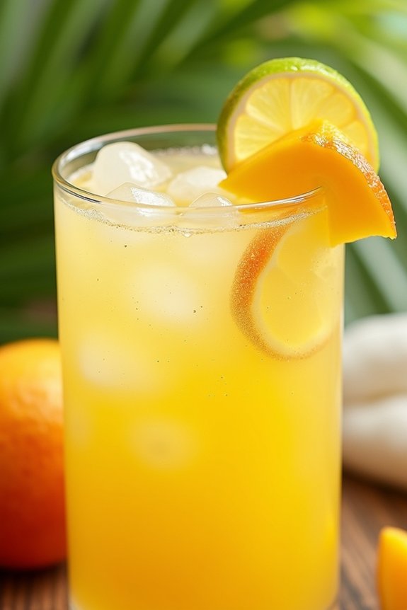 tropical mango lemonade delight