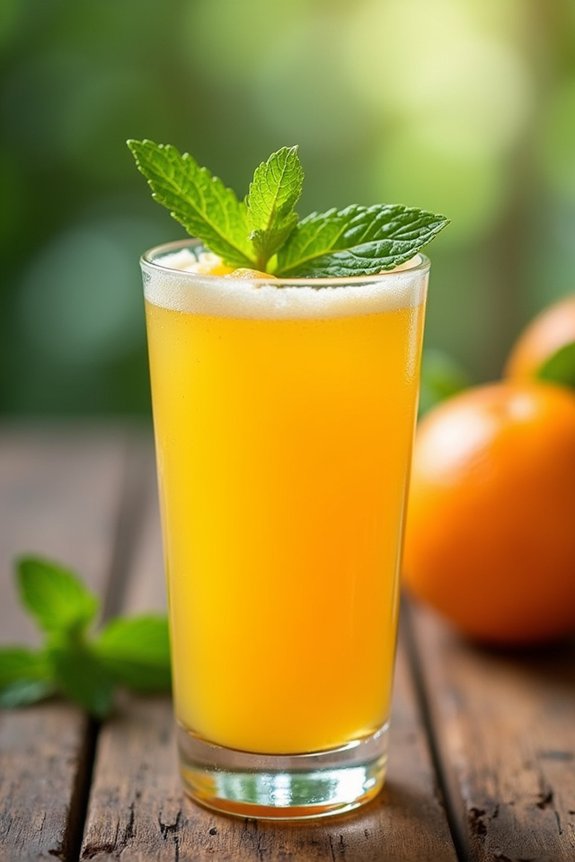 tropical mango orange fusion delight