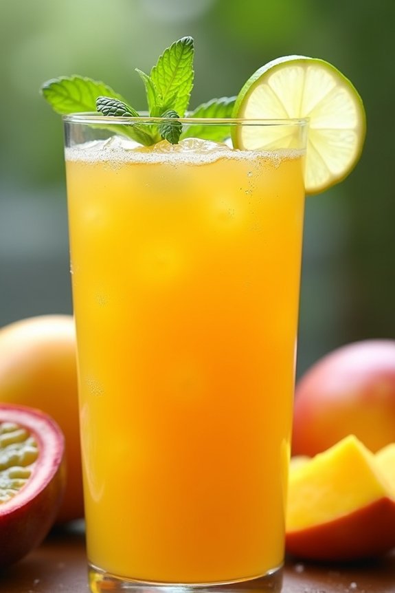 tropical mango passion juice