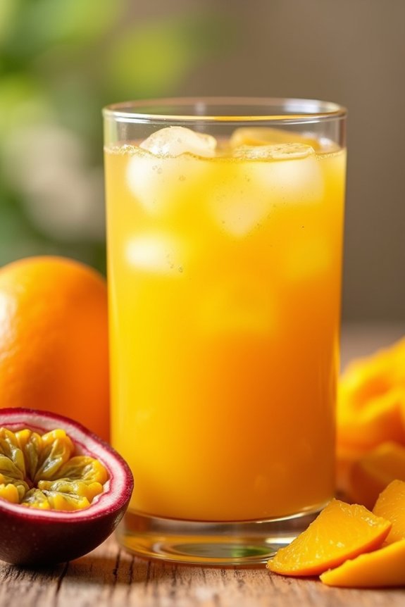 tropical mango passion juice