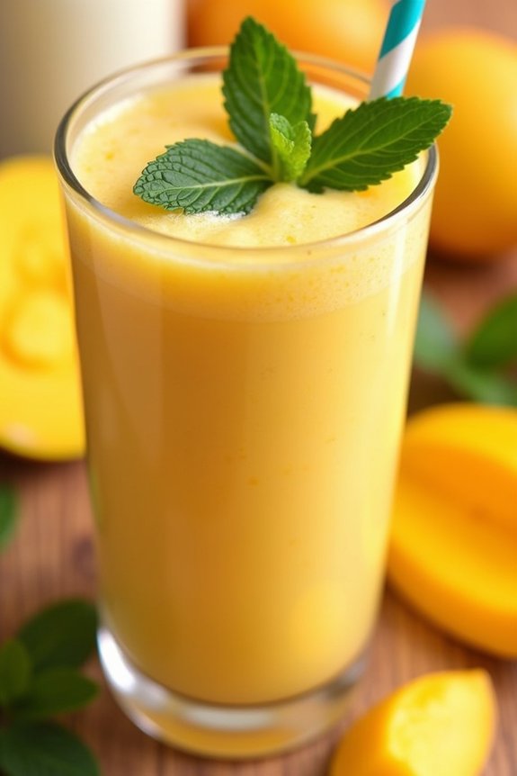 tropical mango protein shake