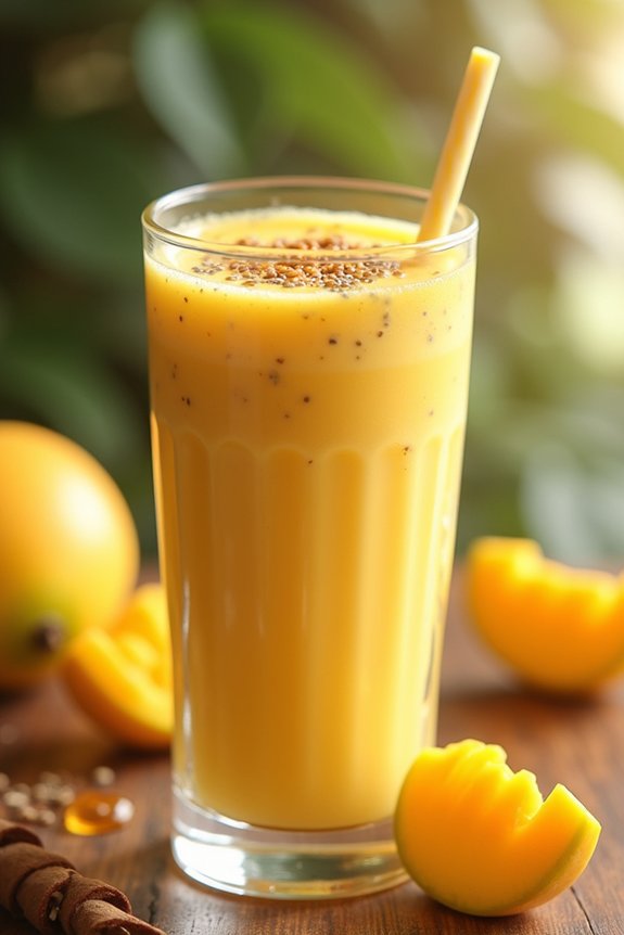tropical mango protein shake