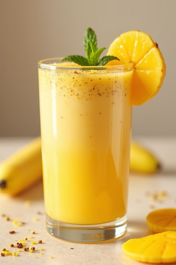 tropical mango protein shake
