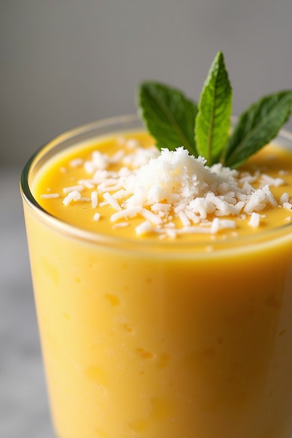 tropical mango protein shake