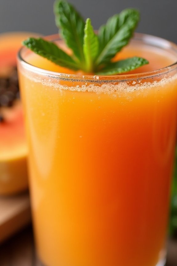 tropical papaya juice recipe