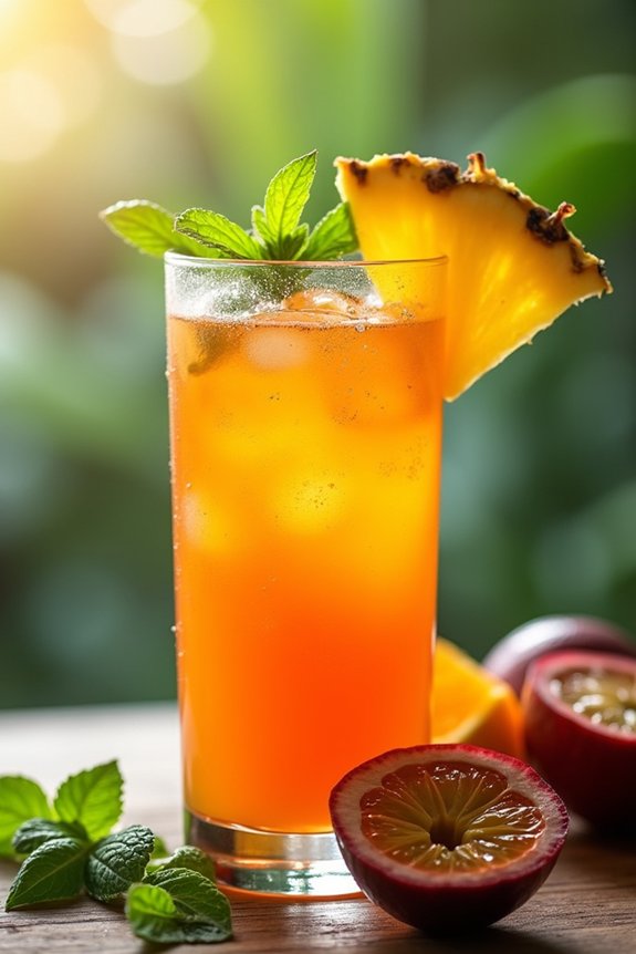 tropical passion fruit punch