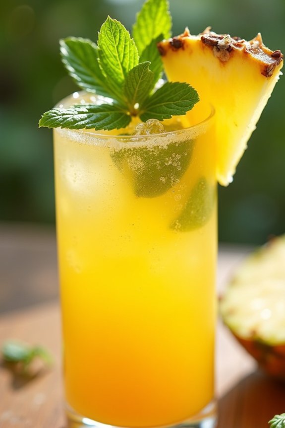 tropical pineapple passionfruit punch