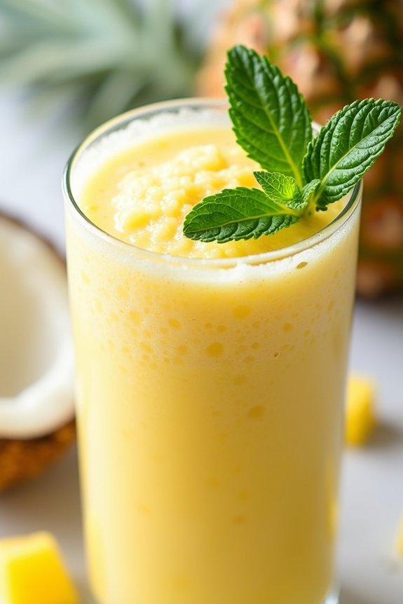 tropical protein shake delight