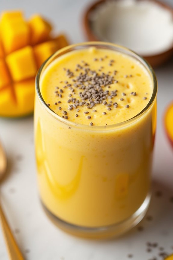 tropical protein shake delight