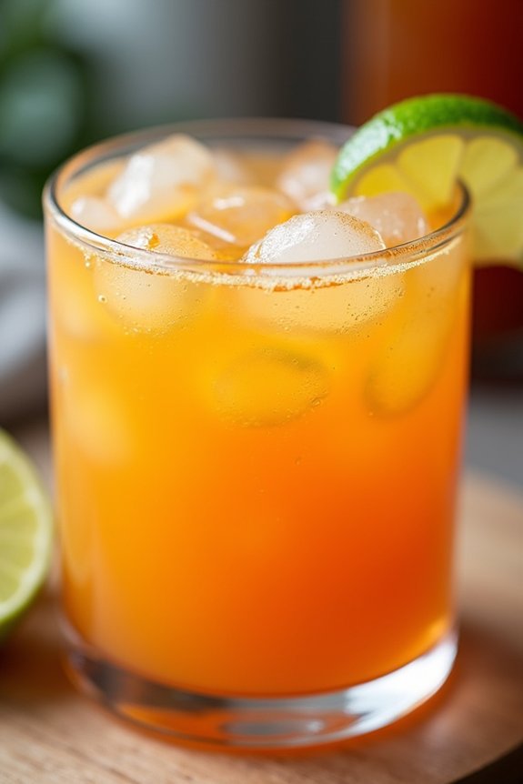 tropical spiced papaya punch