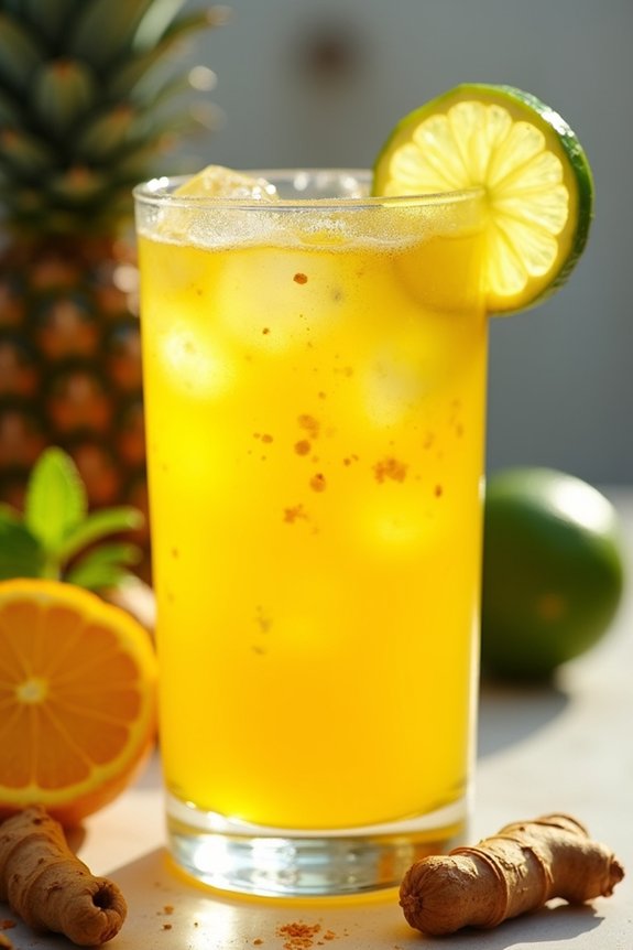 tropical turmeric juice blend