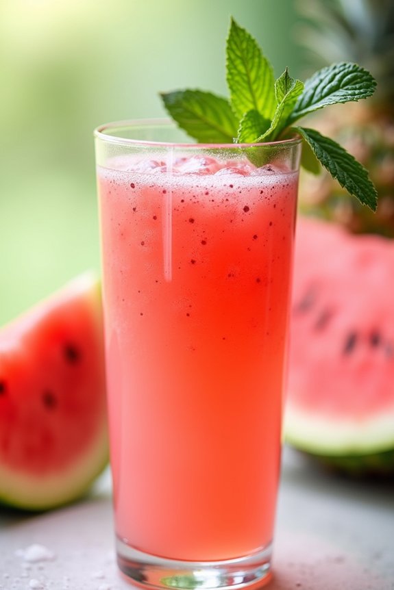 tropical watermelon pineapple juice