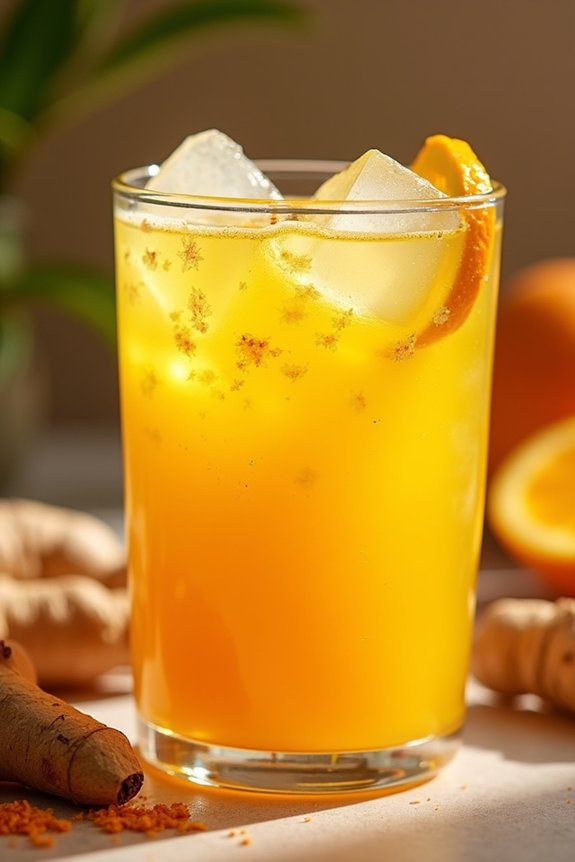 turmeric infused refreshing juice
