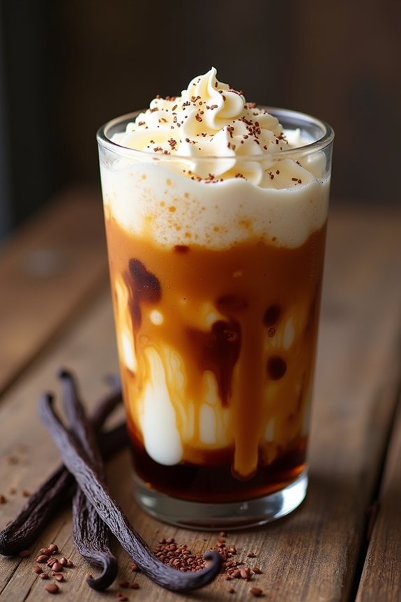 vanilla infused cold brew delight