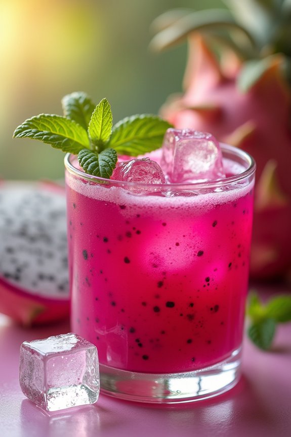 vibrant dragon fruit elixir