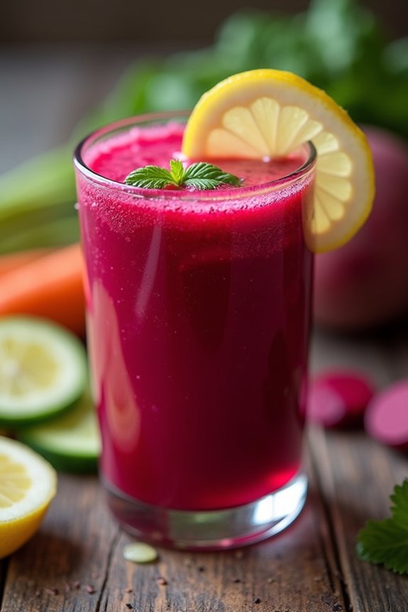 vibrant nourishing beetroot juice