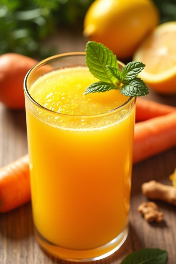 vibrant turmeric citrus juice