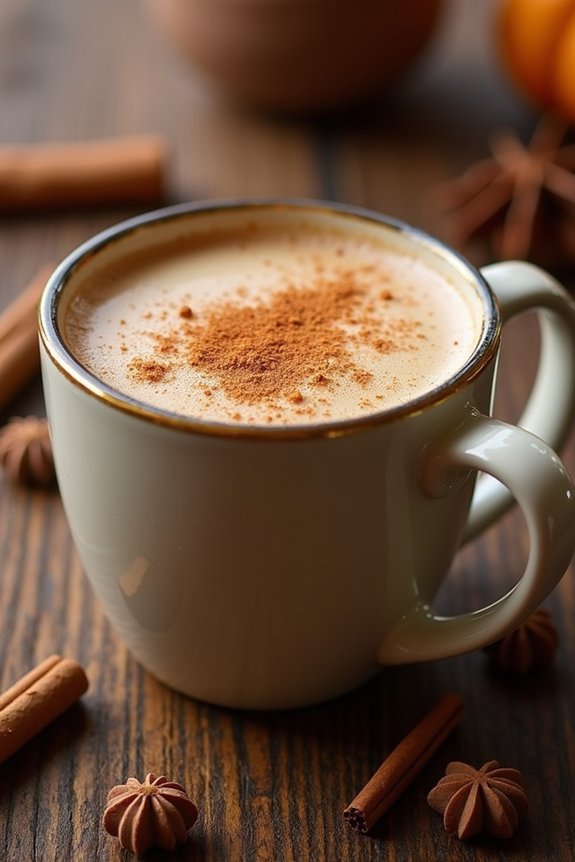 warm aromatic spiced tea