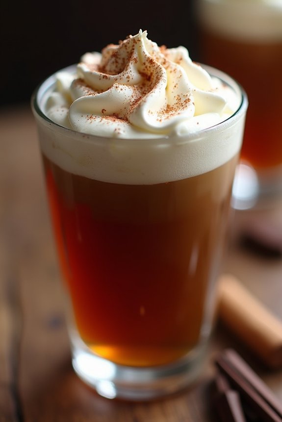 warm indulgent irish coffee