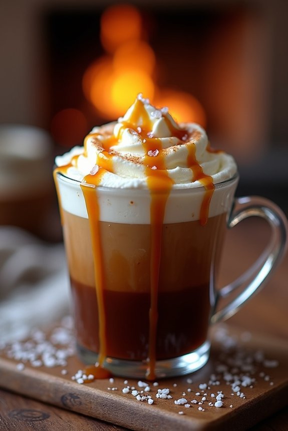 warm salted caramel espresso