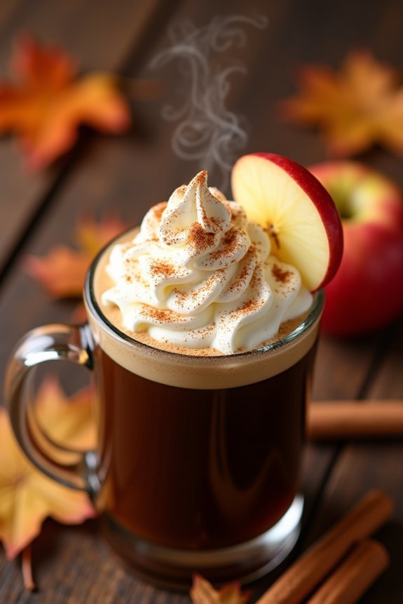 warm spiced apple espresso