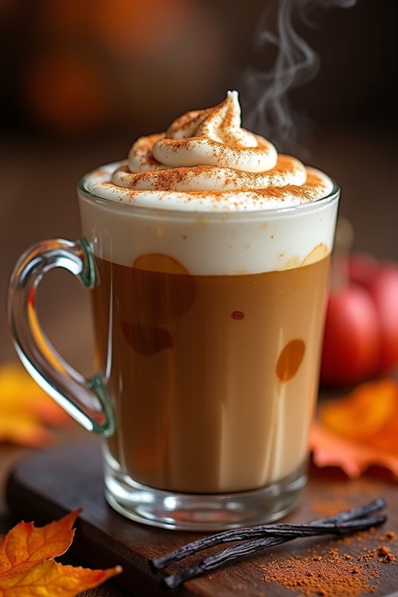 warm spiced nutmeg vanilla coffee