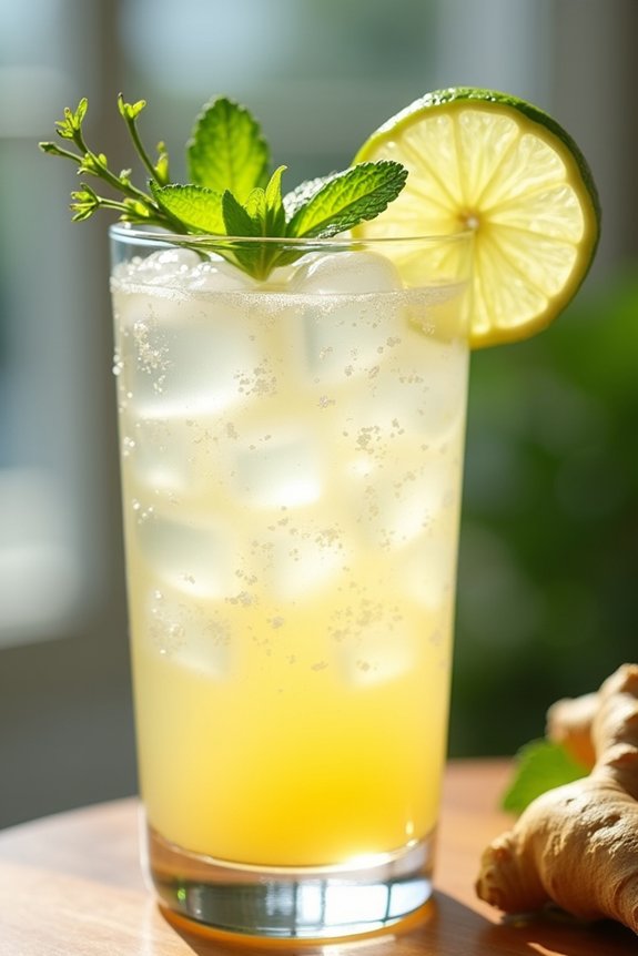 zesty ginger lime refreshment