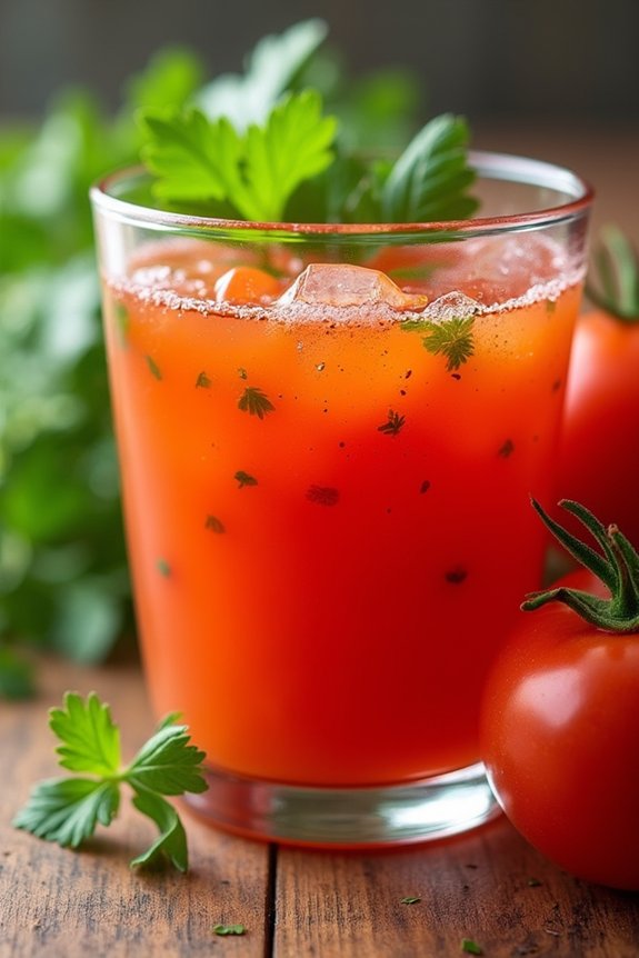 zesty nutrient rich juice blend