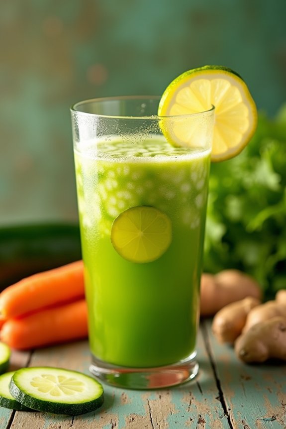 zesty vegetable juice blend