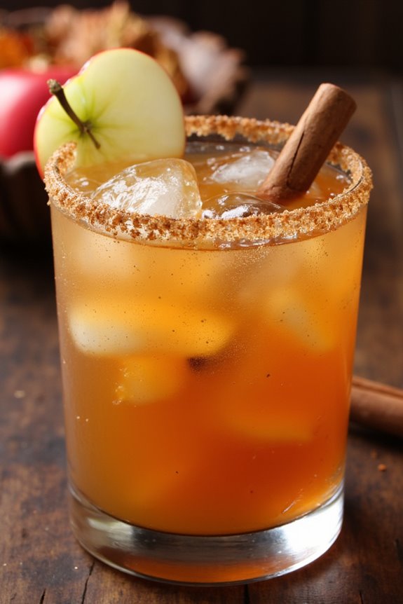 autumn apple cider margarita recipe