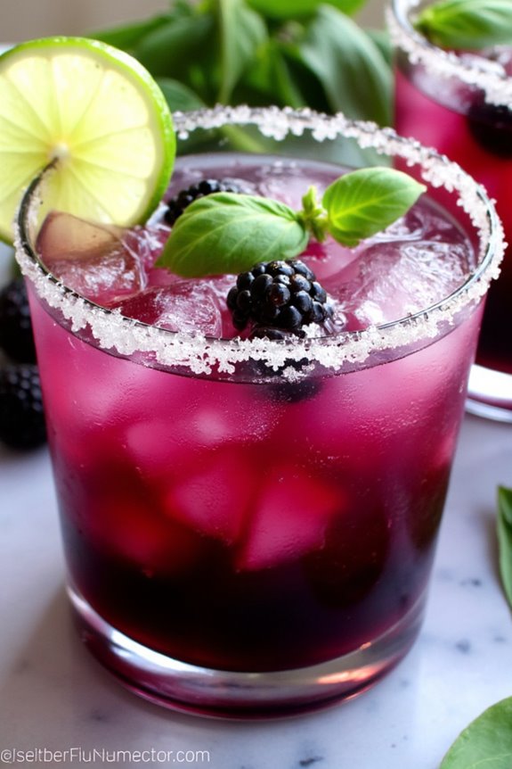 basil blackberry margarita recipe