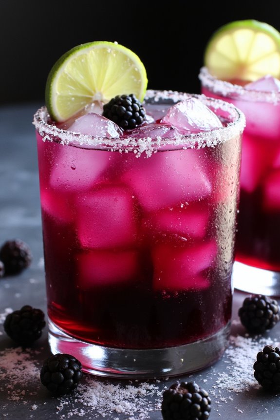 berry infused margarita delight