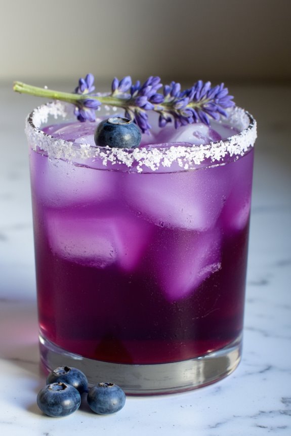blueberry lavender margarita delight