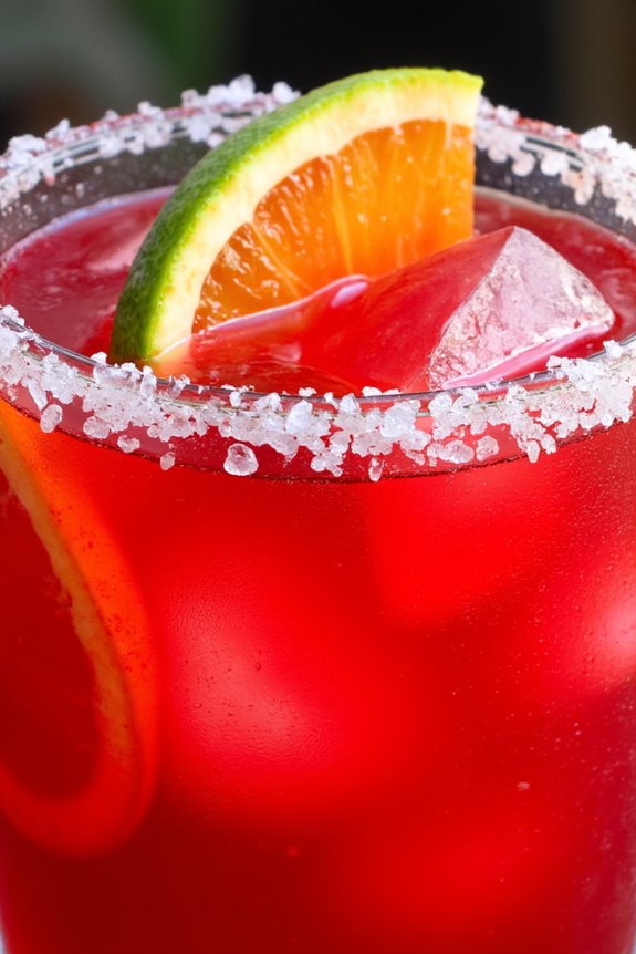 bold blood orange margarita