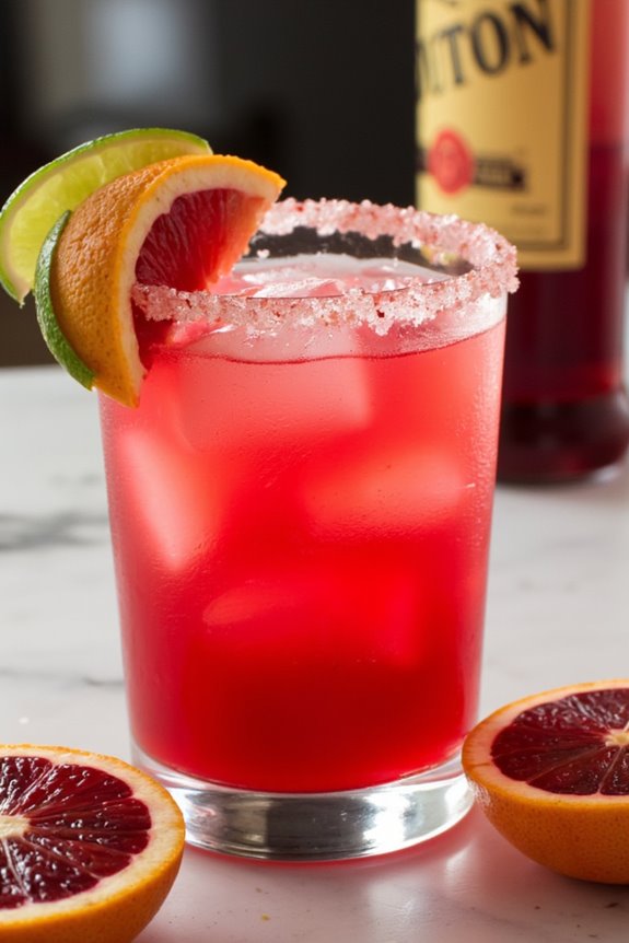 bold blood orange margarita