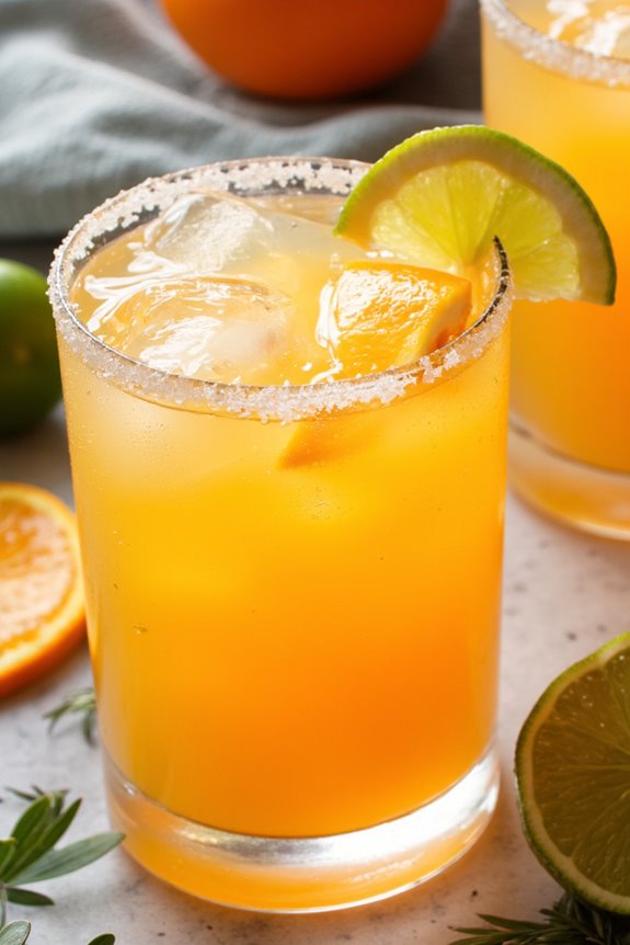 citrus infused honey margarita bliss