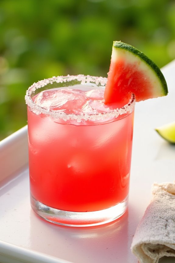 cooling watermelon margarita recipe