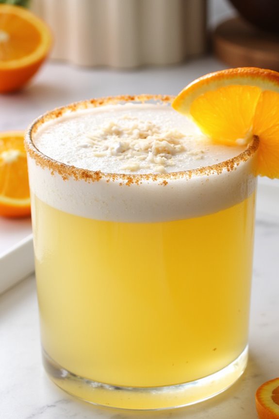 creamy tropical margarita delight