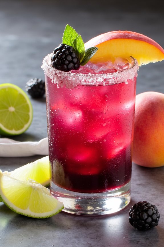 fruity summer cocktail fusion