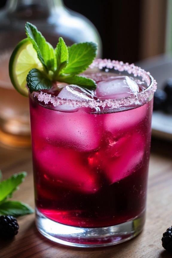 ginger spiced blackberry margarita recipe