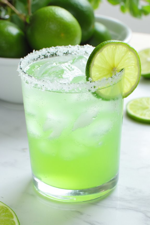 light refreshing low calorie margarita