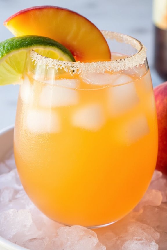 peach bellini margarita delight