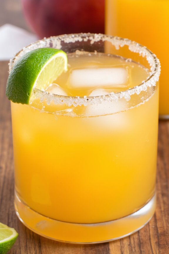 peachy summer cocktail delight