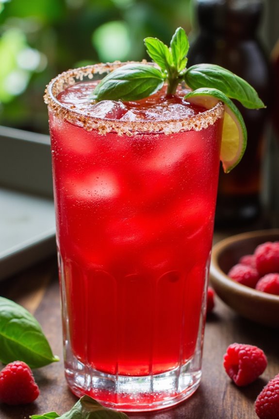 raspberry basil margarita recipe