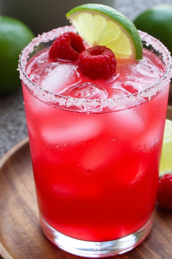 raspberry tequila cocktail delight