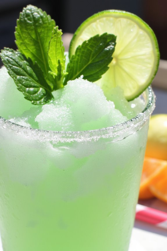 refreshing cucumber melon margarita