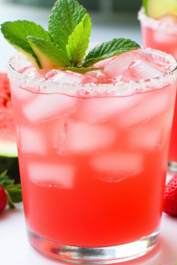 refreshing fruity summer cocktail