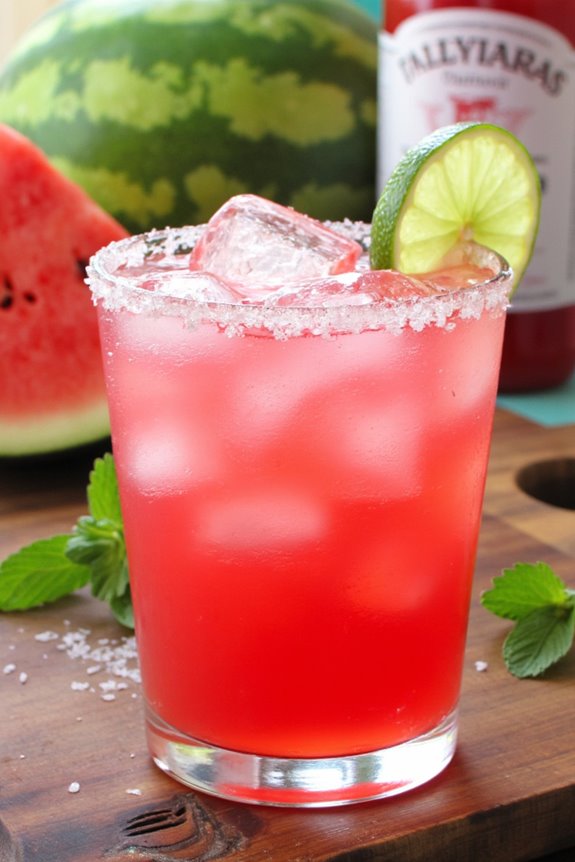refreshing watermelon margarita mix